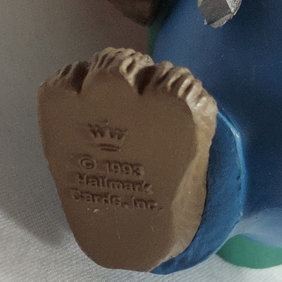 1993 Hallmark Keepsake Ornament Dad Dad's Workshop Teddy Bear - Picture 8 of 9